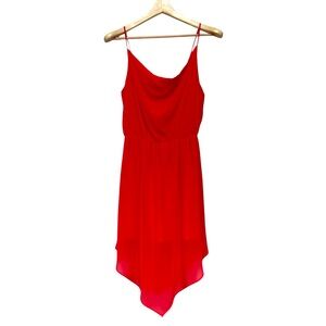 Soprano Elegant Sheer Layered Sleeveless Dress Size S